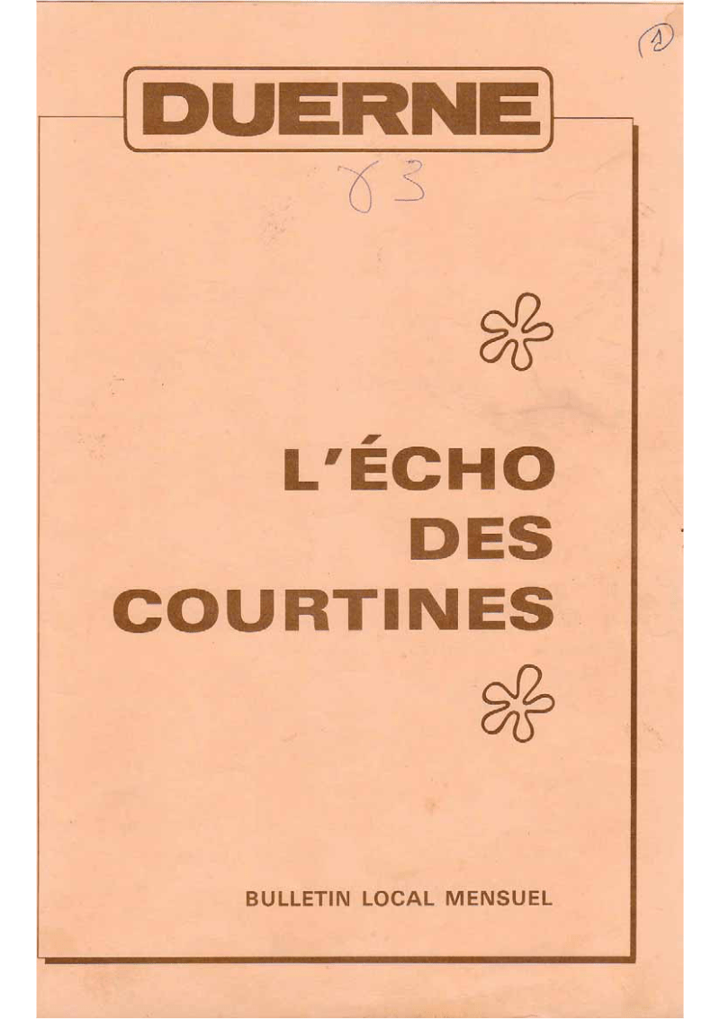 You are currently viewing L’Echo des Courtines a 40 ans !!