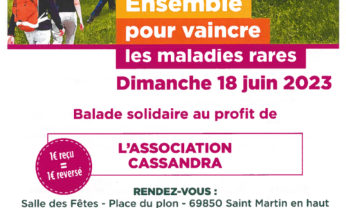 Balade solidaire au profit de l’Association CASSANDRA