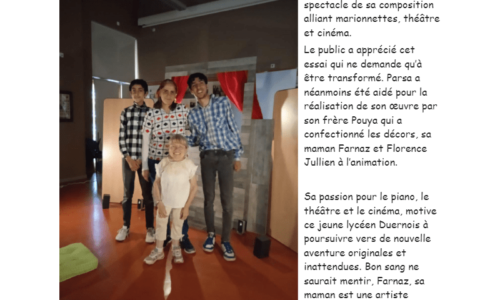 Cela  a paru dans la presse !