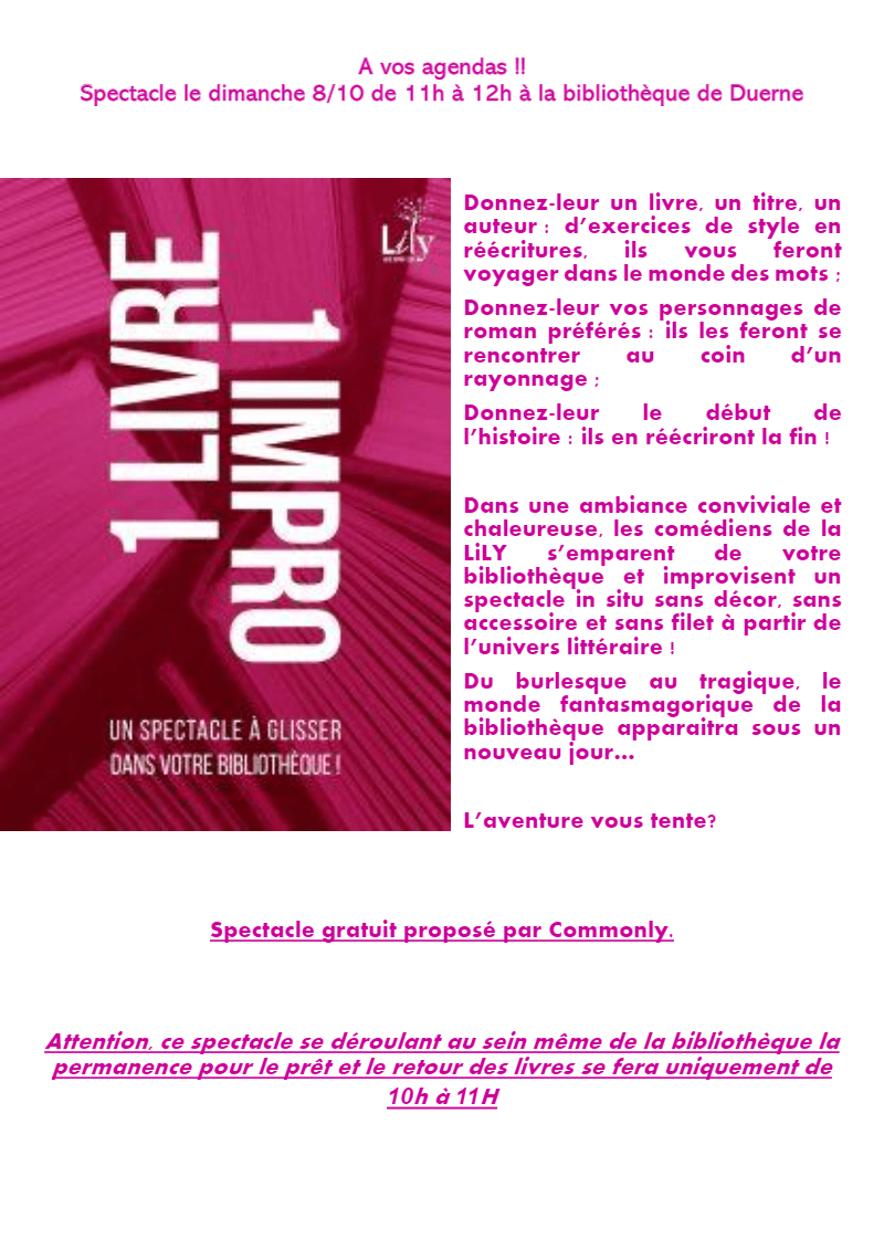 You are currently viewing Bibliothèque – infos