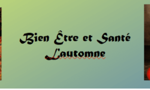 Bien-être et Santé – L’automne