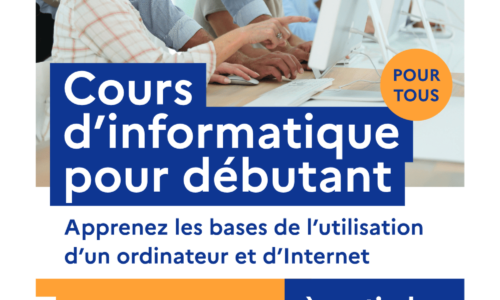 Cours informatique débutant pour adultes