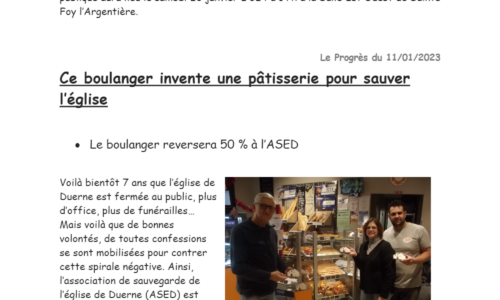 Ca a paru dans la presse