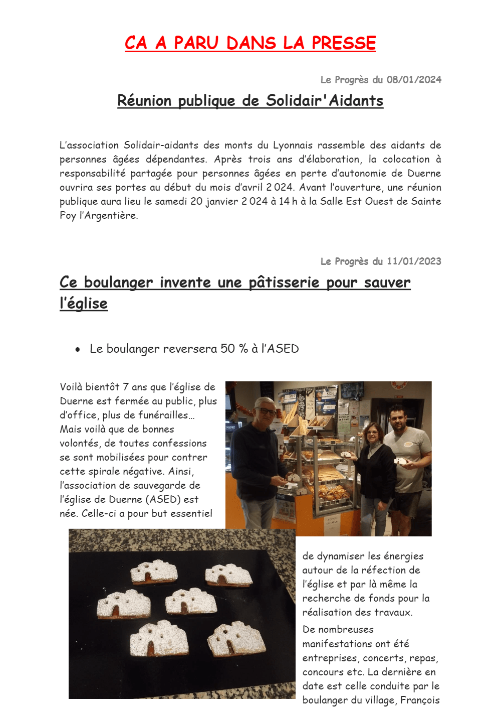 You are currently viewing Ca a paru dans la presse