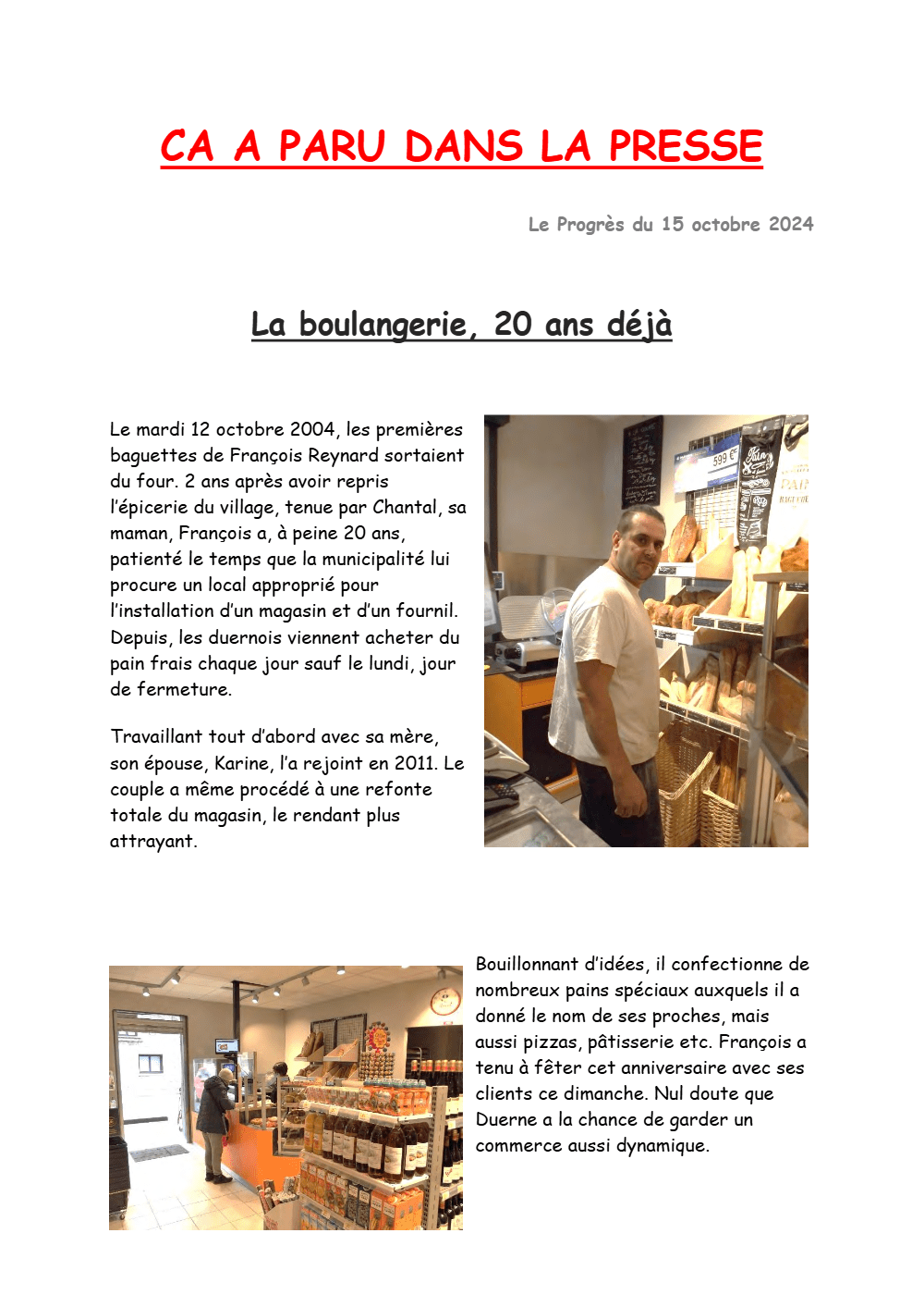 You are currently viewing Ca a paru dans la presse