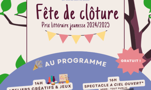 Fête de clôture  – Prix littéraire jeunesse 2024/2025