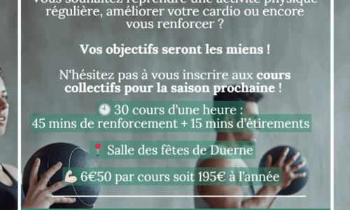Cours de renforcement musculaire à Duerne