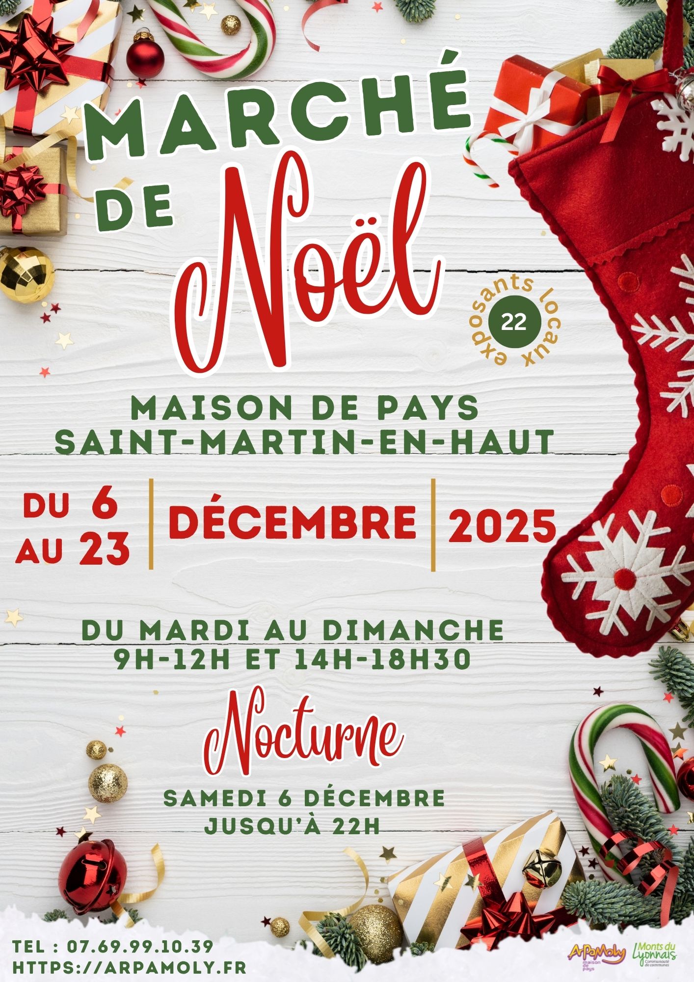 You are currently viewing MARCHÉ DE NOËL à la Maison de Pays