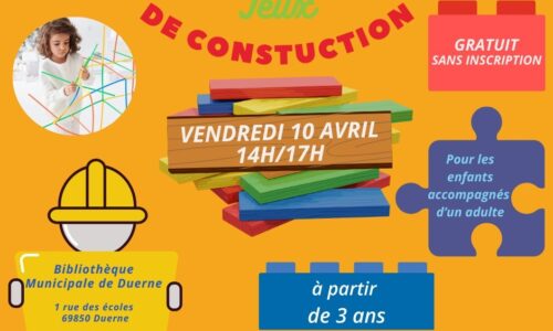 Jeux de construction à la Bibliothèque