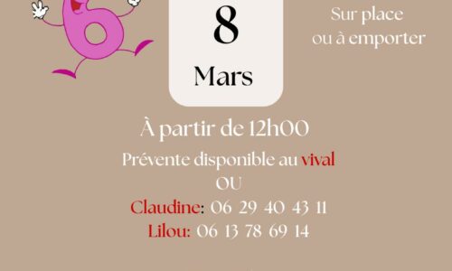 Paëlla de la Classe en 6