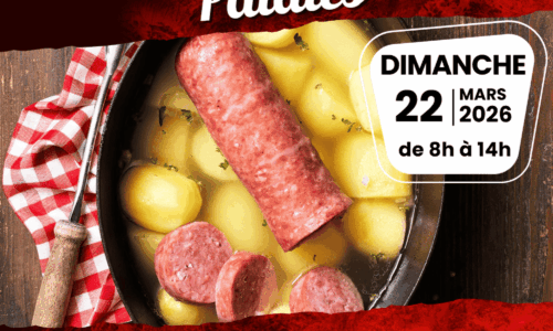 Saucisson – pommes de terre du RDM.