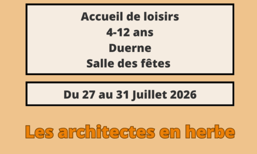 Accueil de loisirs à Duerne cet été