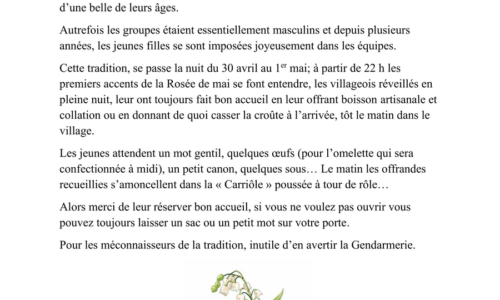  » Le joli mois de mai »
