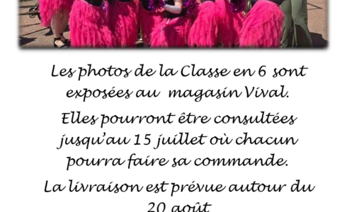Photos des classes en 6
