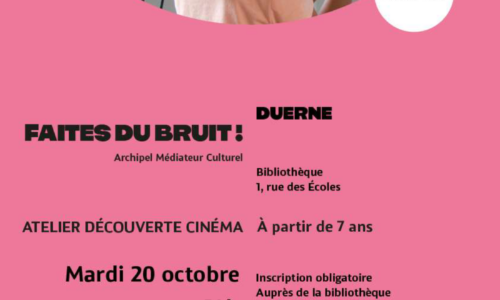 Bibliothèque; Atelier découverte cinéma