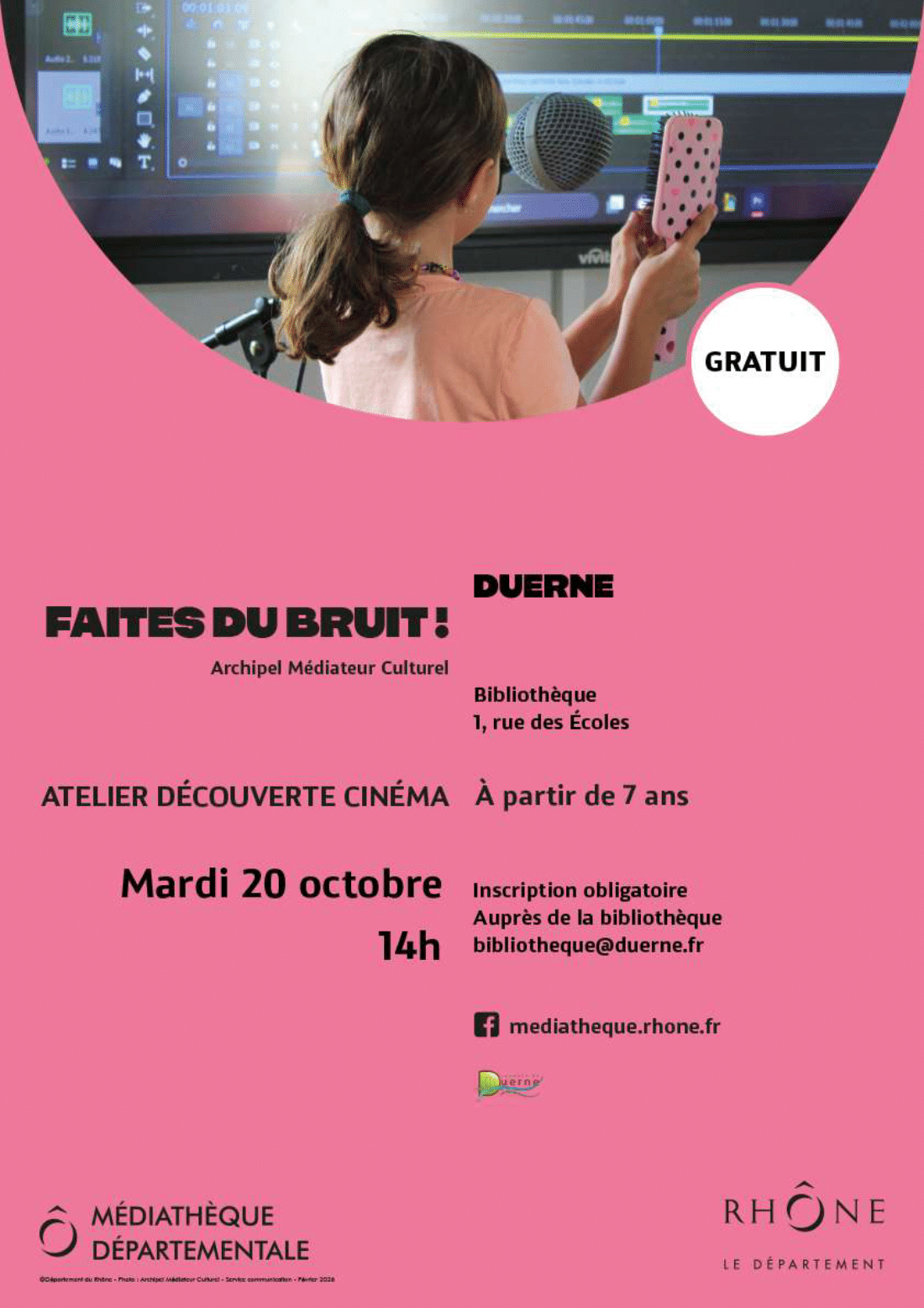 You are currently viewing Bibliothèque; Atelier découverte cinéma