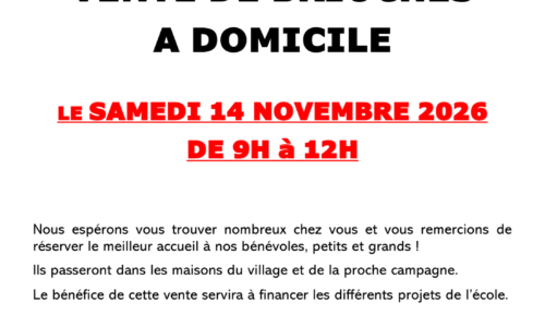 Vente de brioches à domicile